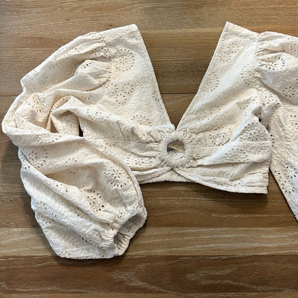 NWT Jen's Pirate Booty Getaway Crop Top in Asbury Swirl Size S - Picture 14 of 15